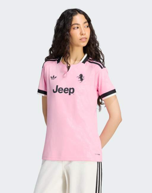 adidas performance Juventus 26/27 away jersey in true pink / black | ASOS