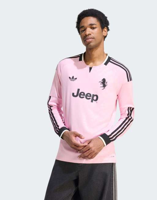 adidas performance Juventus 26/27 away jersey long sleeve in true pink ...