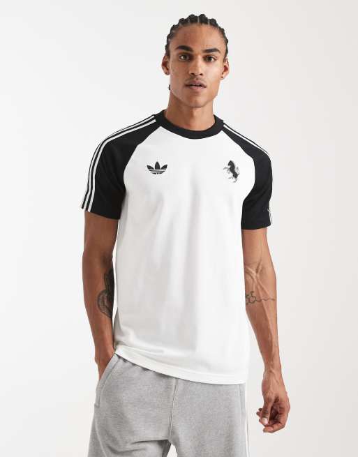adidas performance Juventus fc originals t-shirt in core white