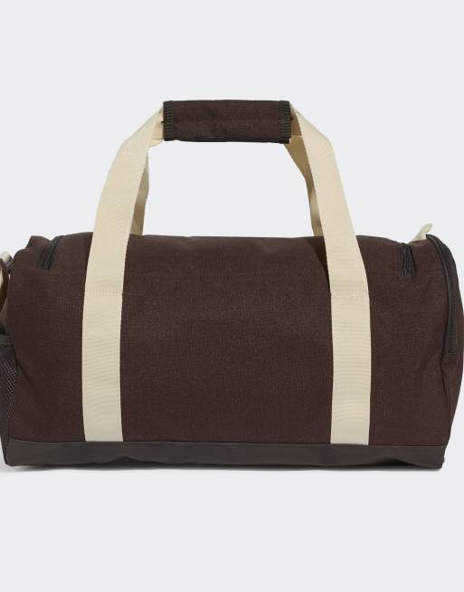 adidas Performance - Kaffebrun/hørfarvet duffelbag med camouflagegrafik, 4 af 4