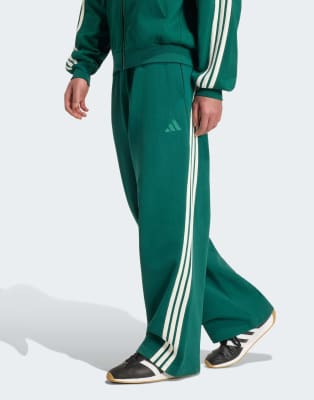 Pantaloni Sportivi Adidas Kw2400 Ak 3S Wd Pt Uomo Verde Medio - Immagine 3