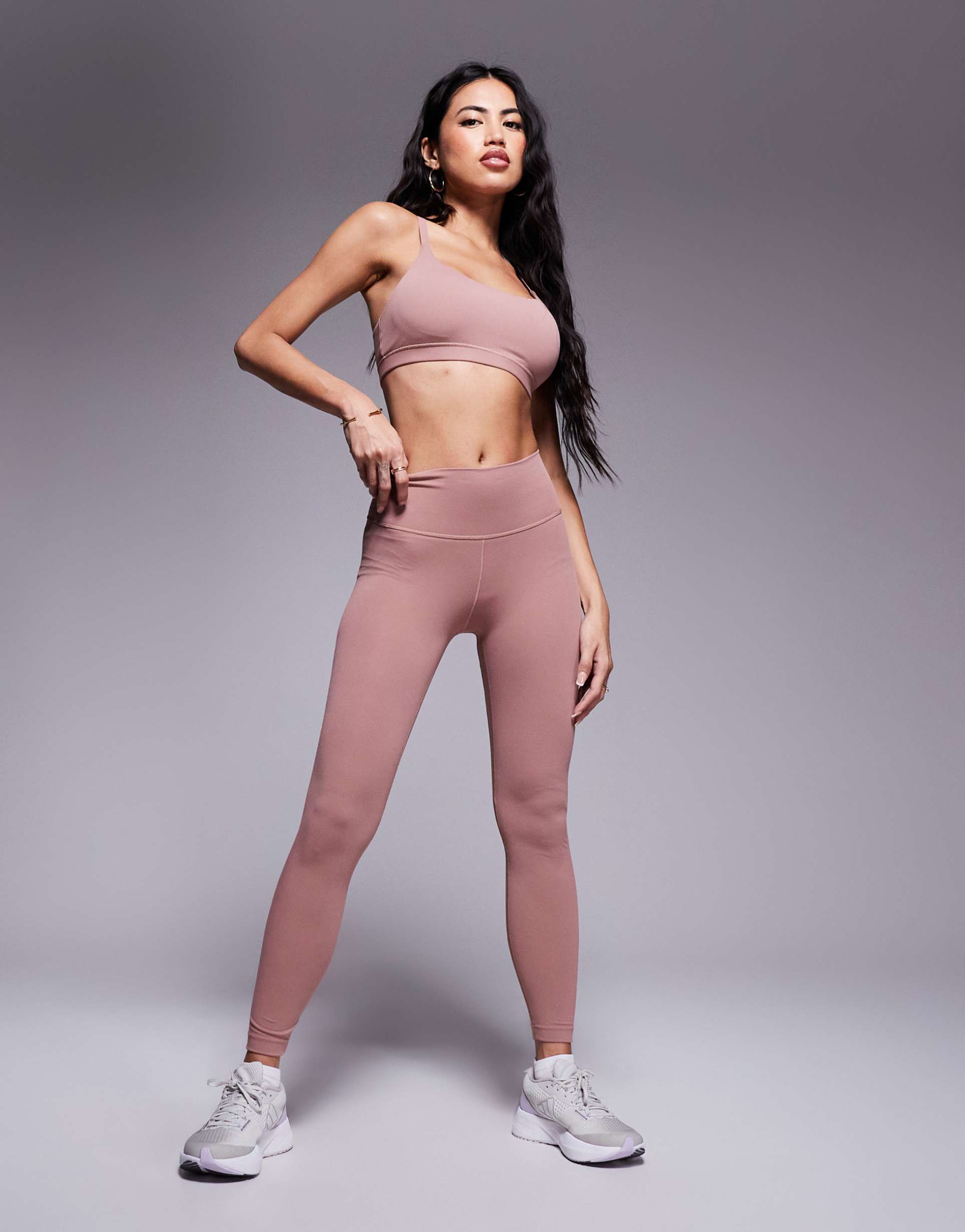 adidas performance leggings in beige