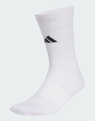adidas Performance - Leichte Performance-Crew-Fußballsocken in Weiß / Weiß / Schwarz