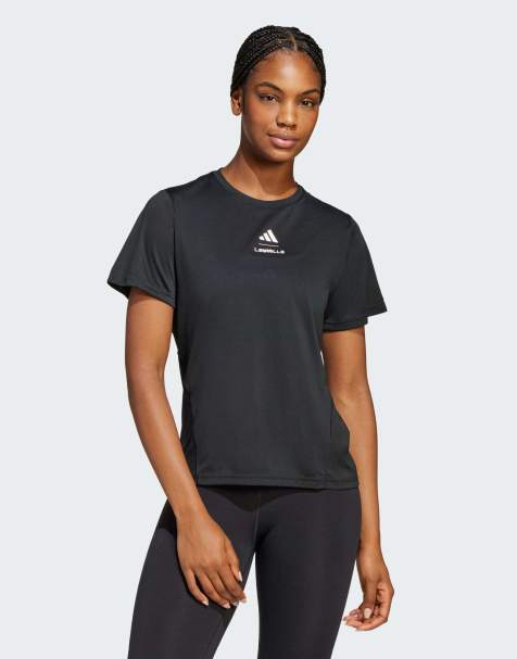 adidas Performance – Les Mills – T-Shirt in Schwarz mit Grafiklogo - view 1