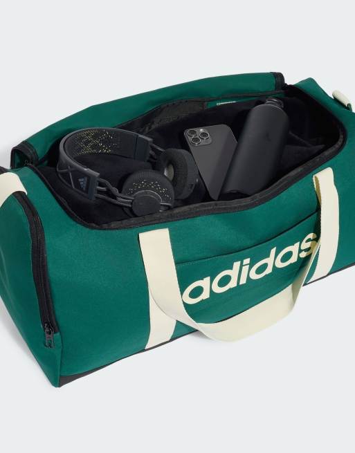 adidas Performance - Linear - Collegegrøn/hvid mellemstor duffelbag, 2 af 4