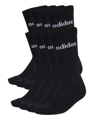 adidas performance Linear cushioned crew sock 10 pair pack in black / white