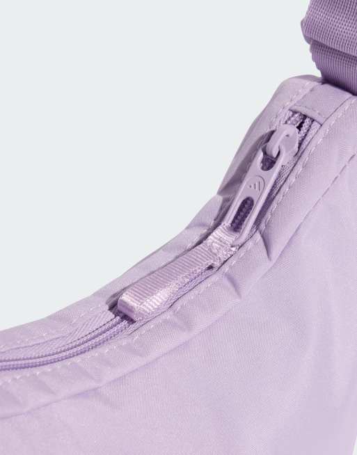 adidas performance Linear Essentials festival bag in powder plum and preloved purple, 2 of 4