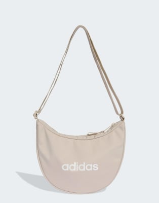 adidas Performance - Linear - Essentials - Festival-Tasche in Beige/Weiß-Neutral