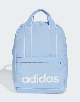 adidas Performance - Linear Essentials - Rucksack in leuchtendem Blau / Weiß