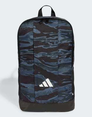 adidas performance - Linear - Rucksack in Grau Fünf/Grau Sechs/Weiß mit Print