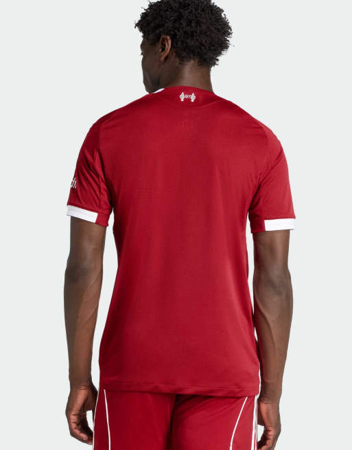 adidas Performance - Liverpool FC 25/26 - Authentiek thuisshirt in aardbeienrood, 3 van 4