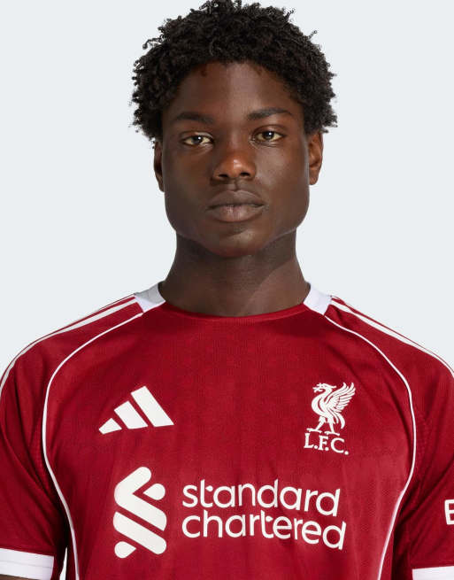 adidas Performance - Liverpool FC 25/26 - Authentiek thuisshirt in aardbeienrood, 4 van 4