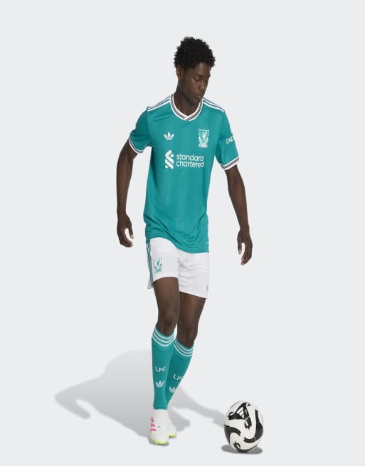 adidas performance - Liverpool FC 25/26 - Pantaloncini della terza divisa bianchi, 2 di 5
