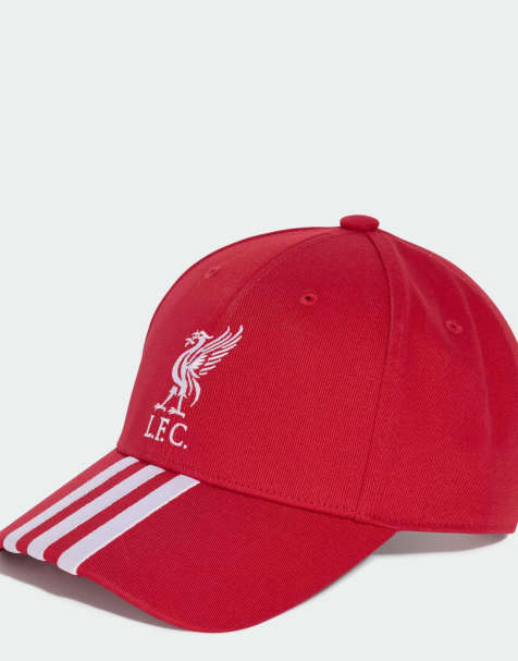 adidas performance Liverpool fc baseball cap in strawberry red / white - view 1