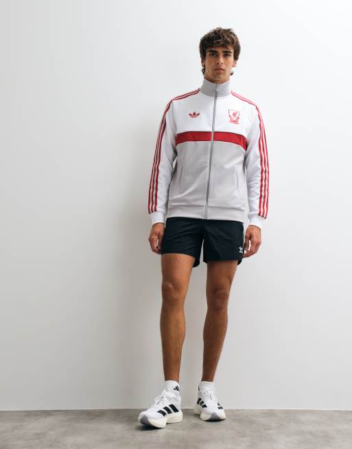 adidas Performance Liverpool FC Originals giacca della tuta bianca e rossa, 5 di 5