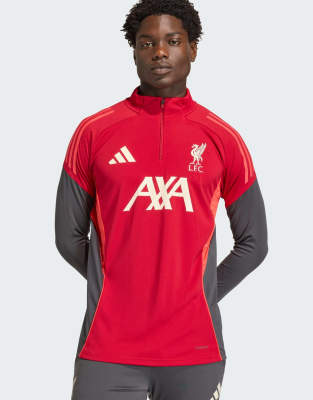 adidas performance Liverpool fc tiro 25 competition training top in strawberry red