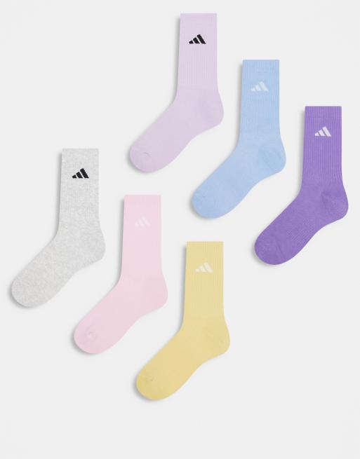 adidas Performance - Lot de 6 paires de chaussettes - Pastel multicolore