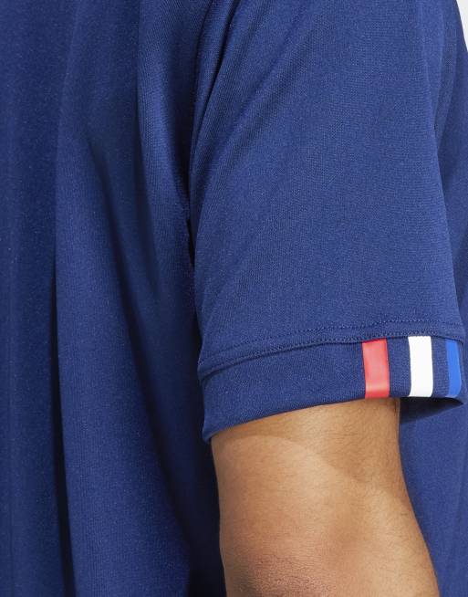 adidas Performance - Maglia da rugby home della Francia blu scuro, 4 di 4