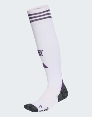 adidas Performance - Manchester United 25/26 - Auswärts-Socken in Weiß