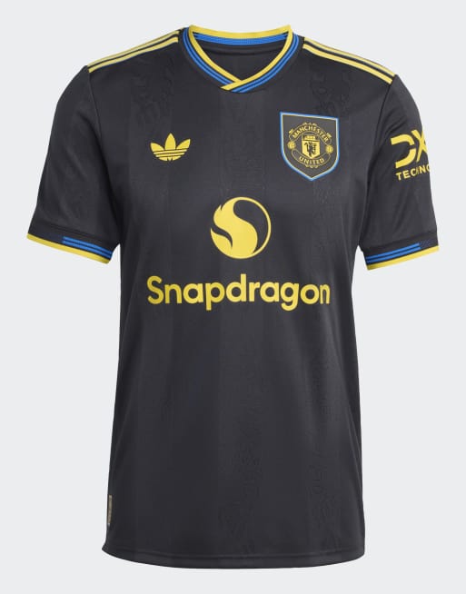 adidas performance - Manchester United 25/26 - Authentiek derde shirt in zwart, 4 van 5