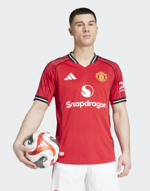 adidas Performance – Manchester United 25/26 – Authentisches Heimtrikot in Mufc Red