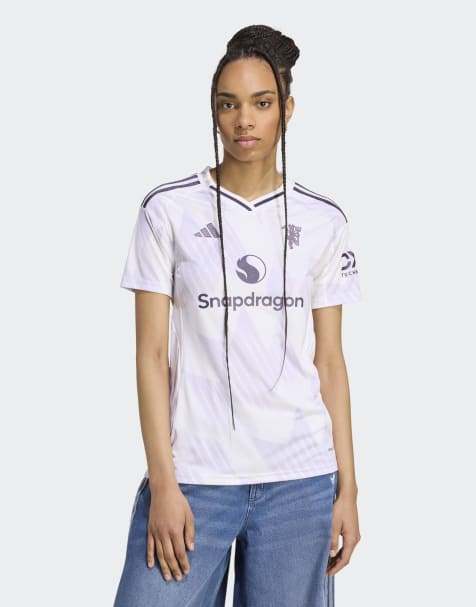 adidas performance Manchester united 25/26 away jersey in white