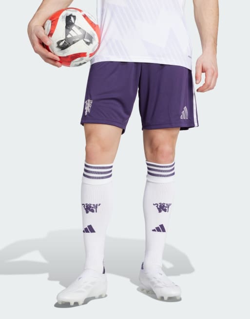 adidas Performance - Manchester United 25/26 - Blommefarvede shorts med udebanedesign