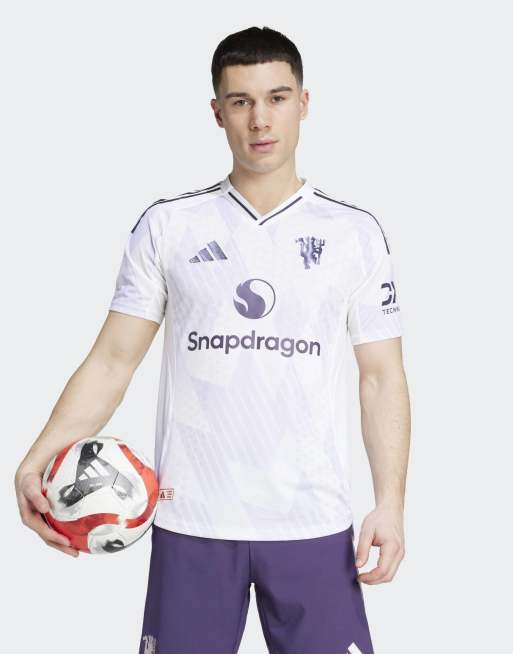 adidas performance - Manchester United 25/26 - Maillot extérieur authentique - Blanc
