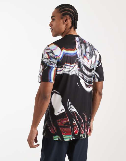 adidas Performance – Manchester United 25/26 – Pre-Match-Trikot in Schwarz, Weiß und Rot, 3 von 5