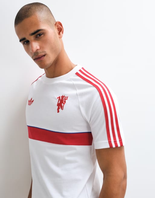 adidas performance Manchester United Originals T-Shirt in Weiß, 4 von 5