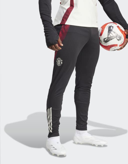 adidas Performance – Manchester United Tiro 24 – Czarne spodnie sportowe, 3 z 4