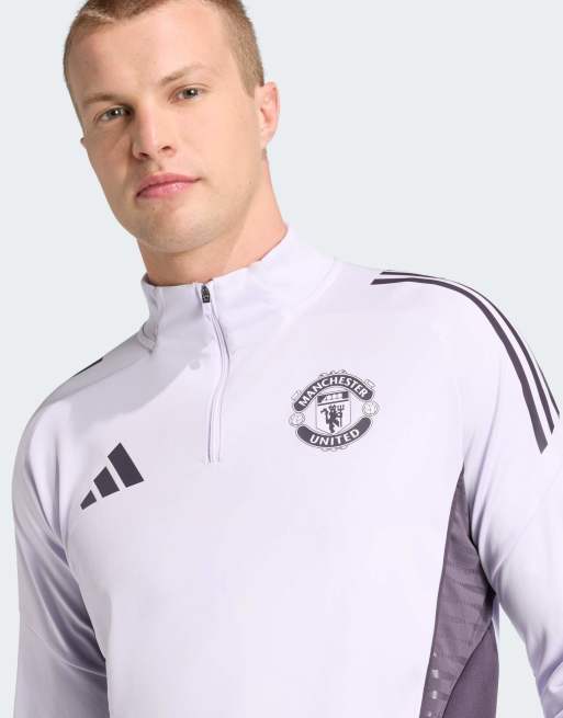 adidas Performance - Manchester United Tiro 25 Competition - Lilla træningstop med mørke detaljer, 2 af 5