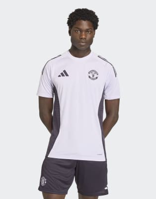 Performance - Manchester United Tiro 25 Competition Training - Trikot in Purple Tint / Aurora Black-Lila Lila XS