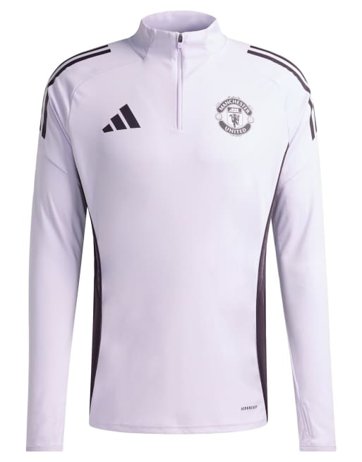 adidas Performance - Manchester United - Tiro 25 Competition - Trainingstop in paars en zwart, 5 van 5
