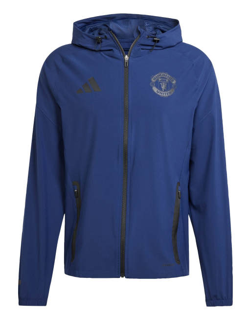 adidas Performance - Manchester United Tiro 25 Competition Vis Tech - Marineblå rejsejakke, 2 af 4