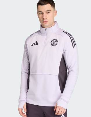 Performance - Manchester United Tiro 25 Competition Winterized - Oberteil in Purple Tint / Aurora Black-Lila Lila 2XL
