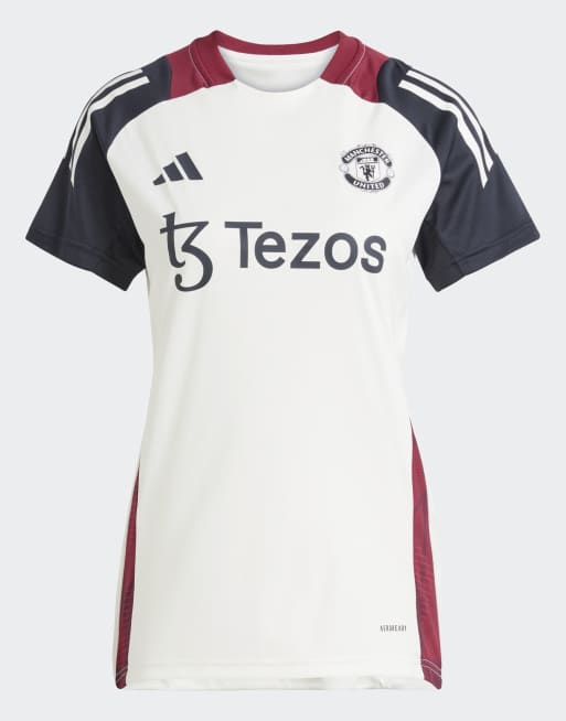 adidas Performance - Manchester United Tiro 24 - Maillot d'entraînement - Blanc cassé/noir, 4 de 4