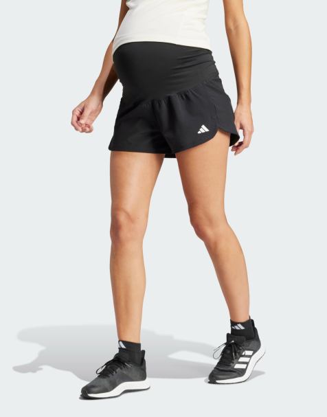 adidas Performance Maternity - Pacer - Pantaloncini neri elasticizzati - view 1