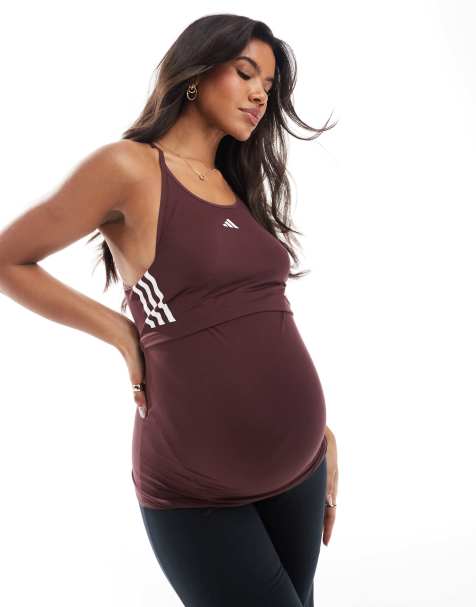 adidas performance Maternity - Top senza maniche rosso - view 1