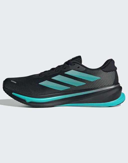 adidas Performance - Mercedes AMG F1 Supernova Rise 2 - Sneakers color nero e menta, 3 di 4