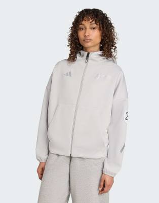 adidas Performance - Mercedes-AMG Petronas Formel 1 Team Silver Arrows - Sweatshirt in Grey Two-Grau