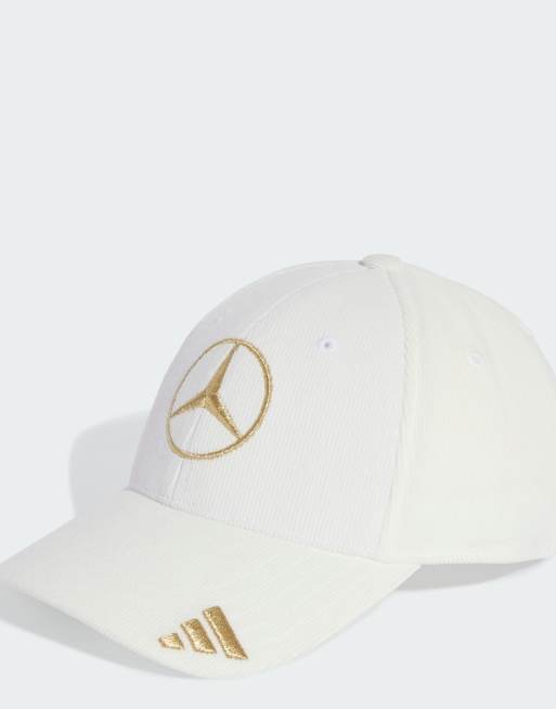 adidas Performance - Mercedes AMG Petronas Formula 1 Team - Cappellino in velluto a coste bianco