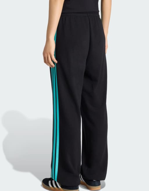 adidas Performance - Mercedes AMG Petronas Formula 1 Team DNA - Sorte bukser med mintfarvede detaljer, 3 af 4