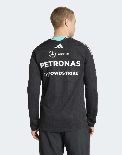 adidas Performance - Mercedes AMG Petronas Formula 1 Team Driver - Maillot authentique à manches longues - Noir, 2 de 4