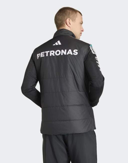 adidas Performance Mercedes - AMG Petronas Formula 1 team mechanics vest in black / grey two, 2 of 4