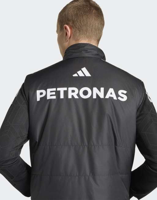 adidas Performance Mercedes - AMG Petronas Formula 1 team mechanics vest in black / grey two, 3 of 4