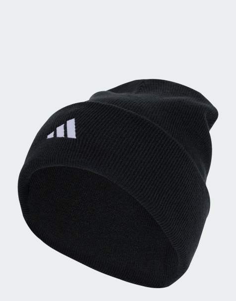 adidas performance Mercedes - amg petronas formula one team cuff beanie in black / white - view 1