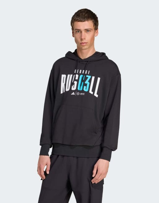 adidas Performance - Mercedes AMG Petronas Formula One Team George Russell - Sort hættetrøje