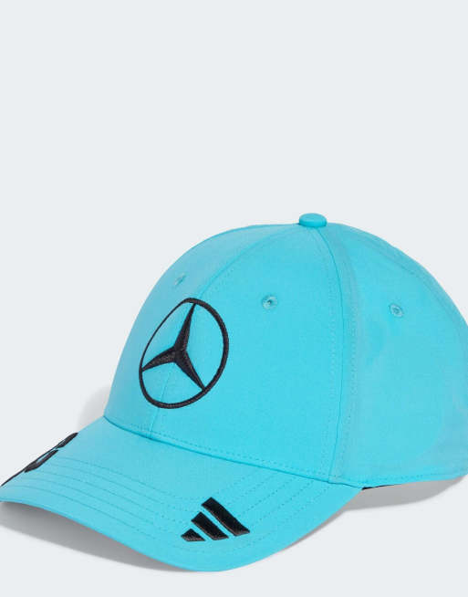 adidas performance – Mercedes AMG Petronas Formula One Team – Jasnoniebieska czapka z daszkiem i napisem „George Russell”