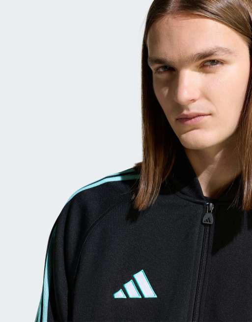 adidas Performance - Mercedes - AMG Petronas Formula One - Team Las Vegas - Trainingstop in zwart / wit, 3 van 4